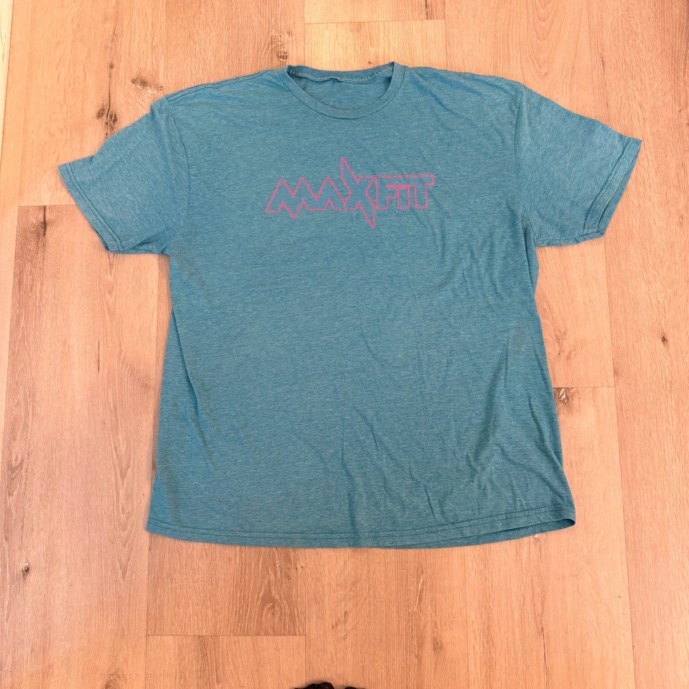 Maxfit Fitness T-Shirt 80s Retro style Size XL